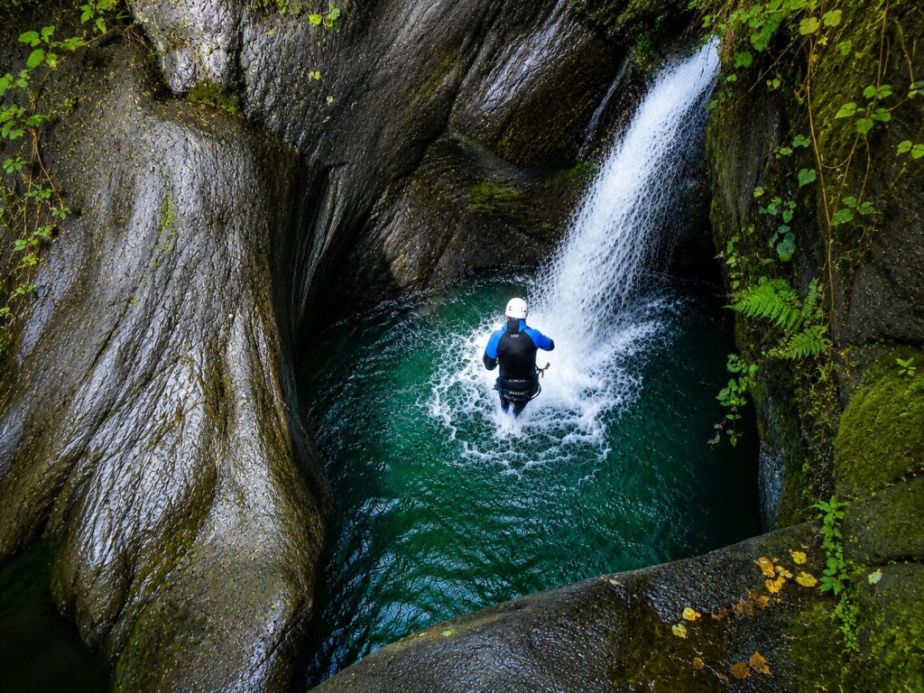 Sprung ins Wasser