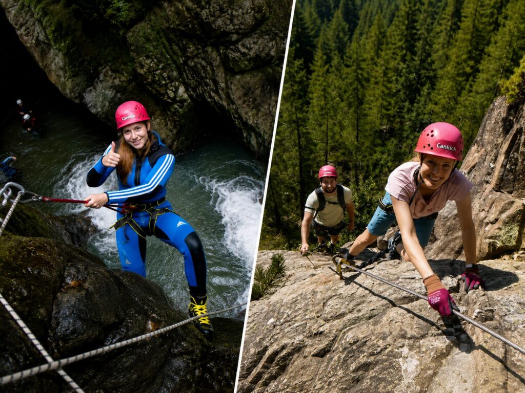 Canyoning und Rafting
